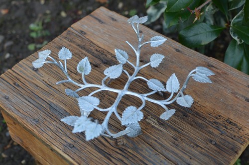 Vintage metal leaves design - vintage,