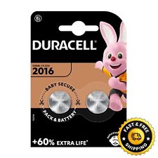 Duracell 2016 Battery Coin CR2016 DL2016 BR2016 3v Lithium Cell Button Batteries