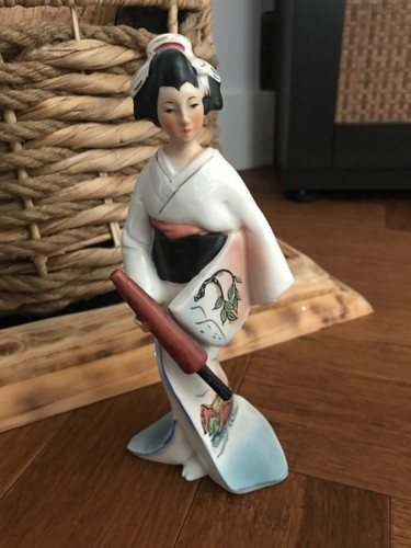 Vintage geisha girl - girl, china