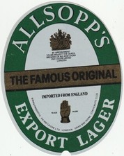 BEER BOTTLE LABEL - IND COOPE