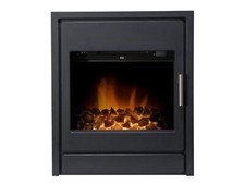 Acantha Alta/Phoenix Electric Inset Stove Black + Remote Control