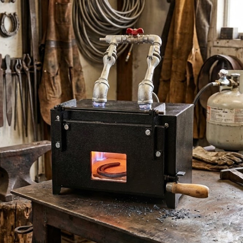 Farrier propane gas forge - farrier,