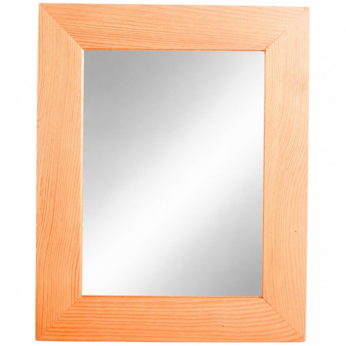Wooden wall mirror bathroom - wooden,