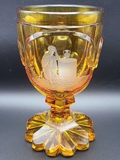 BOHEMIAN CUT ENGRAVED GLASS