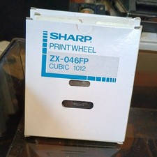 Genuine SHARP Printwheel - CUBIC 10 12 - Daisy Wheel. NEW. 