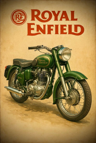 Metal sign reproduction - metal, of