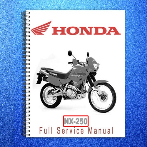 Honda nx250 service - honda, ax-1