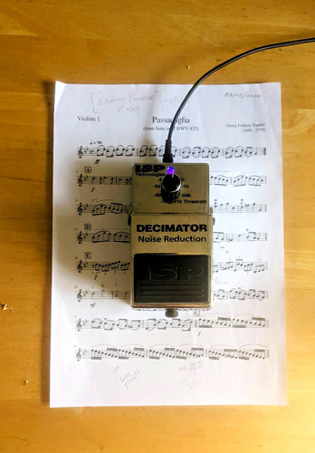 Isp decimator noise - noise, gate