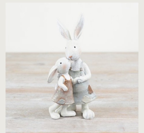 Mother daughter rabbit - &,