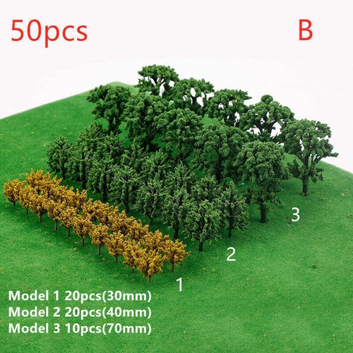 50pcs miniature trees - miniature,