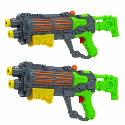 Green water machine gun - water,