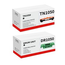 LOT Toner TN1050 or DR1050 Drum Fits For Brother DCP-1610W DCP-1612W HL-1110