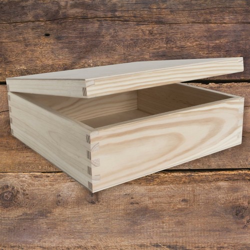 Square wooden box - square, 8