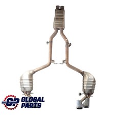 Rear Exhaust System Mercedes W204 C63 AMG Exhaust Muffler Double Pipe