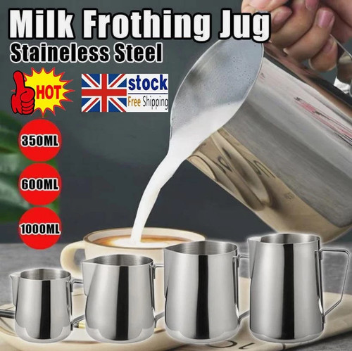 Milk jug stainless steel - milk,