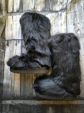 H&M Clothing Black Furry