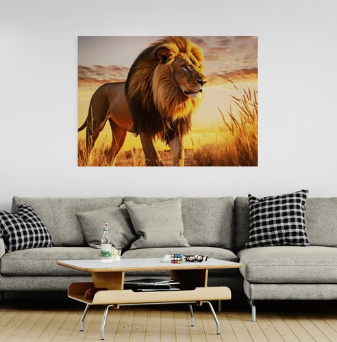 Lion animal canvas picture - lion,