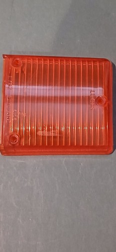 Lucas l782 rear amber lens - rear,