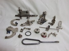 SINGER 201K SEWING MACHINE ACCESSORIES FEET BOBBINS etc VINTAGE