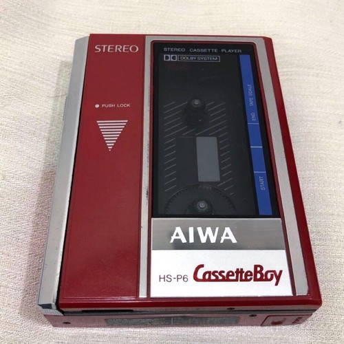 Aiwa cassetteboy red - cassetteboy, hs-p6