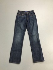 Women's Levi Demi Curve 'Straight Leg' Jeans - W27 L32 - Navy - Great Condition