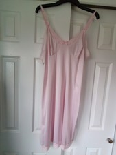 VTG Pink Petticoat Full Slip Size UK20 or 42"