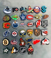 Clog shoe charms accessories nhl ice hockey sports