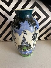 Beautiful Royal Worcester Crown Ware Fairy Castle Vase