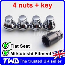4x ALLOY WHEEL LOCKING NUTS FOR MITSUBISHI ASX OUTLANDER CHROME LUG BOLTS [0Lb]