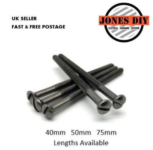 Black nickel electrical screws - nickel,