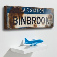 RAF Station Binbrook Sign