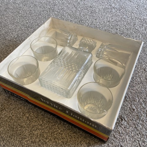 Luminarc glass decanter and - glass, decanter,