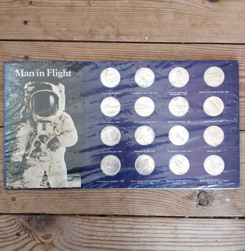 Man flight commemorative - man,
