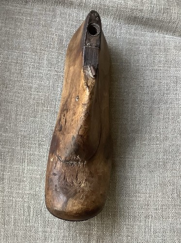 Antique wooden shoes - shoes, last
