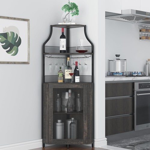 Space saving corner bar - space,