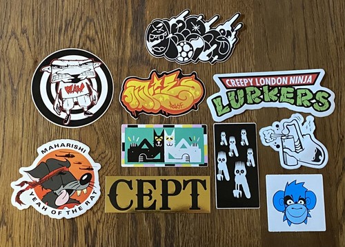 Graffiti sticker pack oker - graffiti,