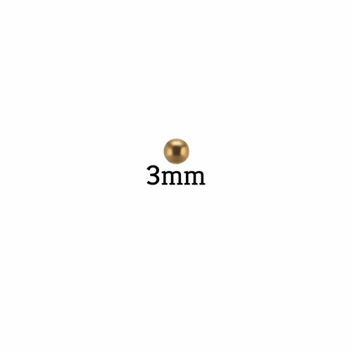 12mm precision brass ball - brass,