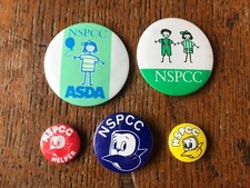 5 x NSPCC Badge Bundle Asda