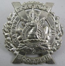 Military Badge The Toronto Scottish Regiment Canadian Army