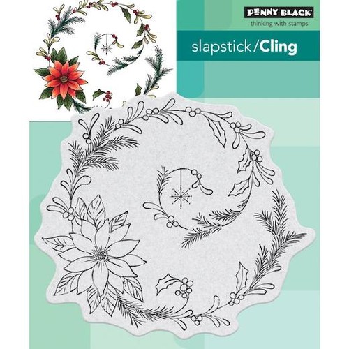 Penny black cling rubber - penny,