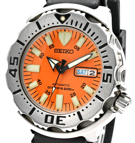 Seiko 7s26 0350 orange - seiko,