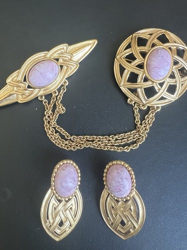 Monet brooch with clip - brooch,
