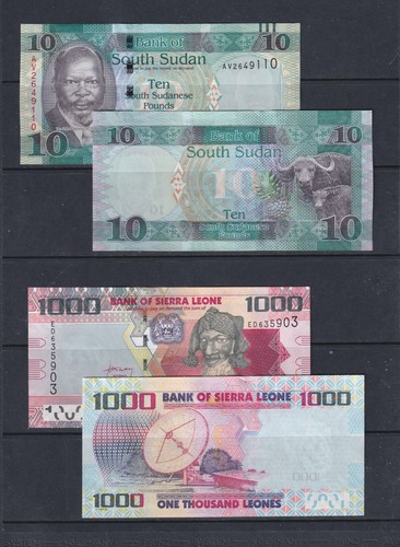 Worldwide aunc unc - 5, banknotes