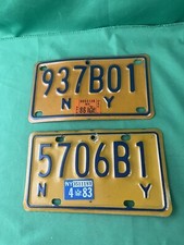 (PAIR) VTG 80s NEW YORK STATE