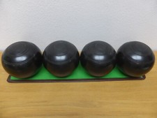 4 X Lawn Bowls Size 5 Embossed