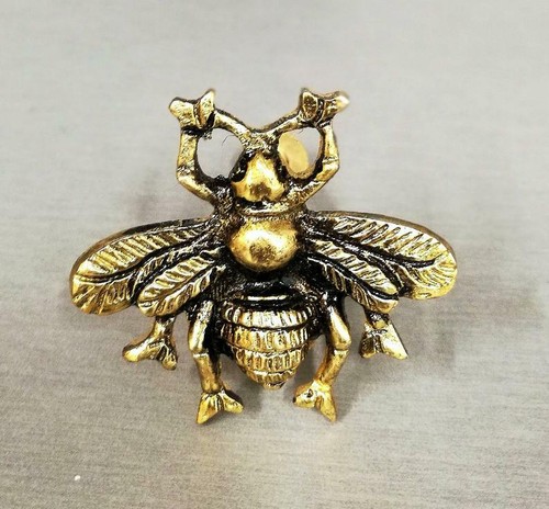 Antique bronze bee cabinet - antique,