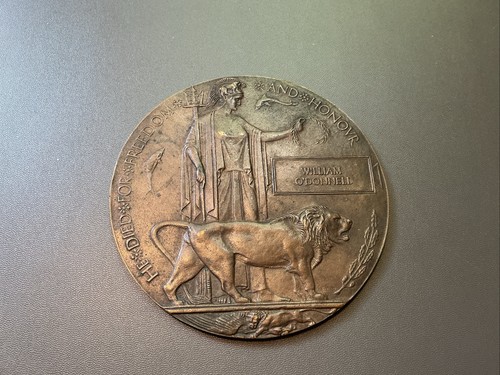 Ww1 memorial plaque - ww1,