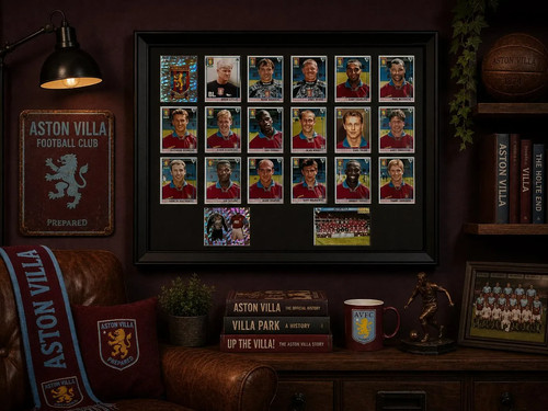 Aston villa framed stickers - villa,