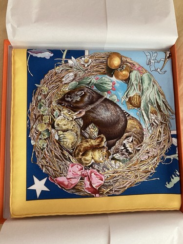 Hermès silk scarf cm - hermÈs,