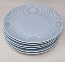Set of 6 Royal Doulton Gordon Ramsay Maze Dinner Plates, Light Turquoise Blue